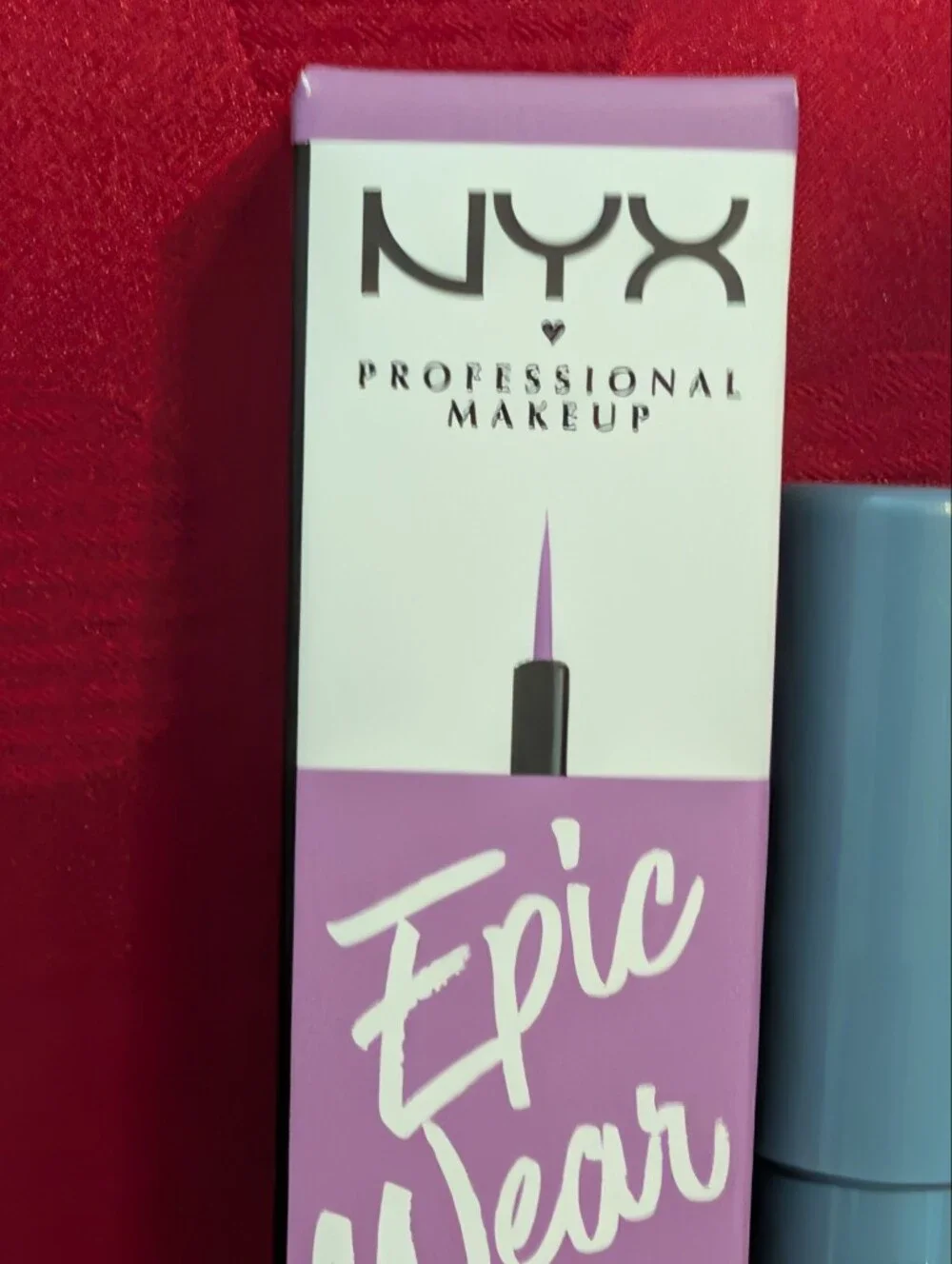 NYX Waterproof Eye & Body Liquid Liner in Lilac & Belle Beauty Sky Blue Shadow